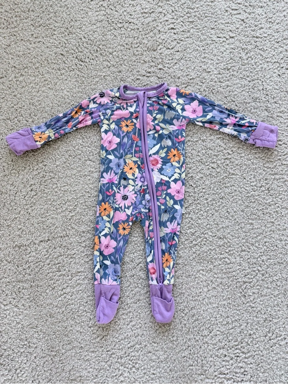 Little Sleepies “Dusk Blooms” Zippy